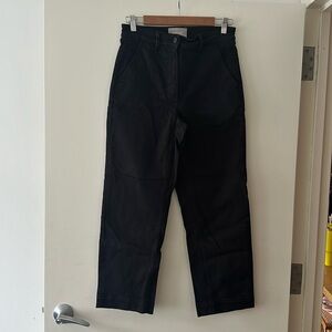 Everlane cropped straight pant - black size 4